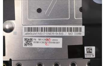 Lenovo 5M11C86287 MECH_ASM KB GER w/PT C BK(W/DFKB)
