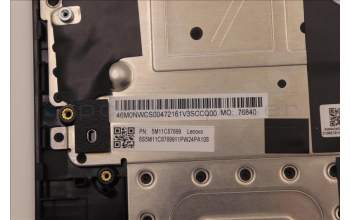 Lenovo 5M11C87699 C-Cover with keyboard, Slovenian, Black, UK