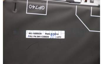 Lenovo 5M11C88839 MECH_ASM KBD ENG BKLT (TRA) BLK