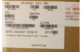 Lenovo 5M11C88861 MECH_ASM KBD FRA BKLT (CHI) BLK