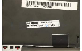 Lenovo 5M11C88901 MECH_ASM KBD UKE BKLT (LIT) BLK