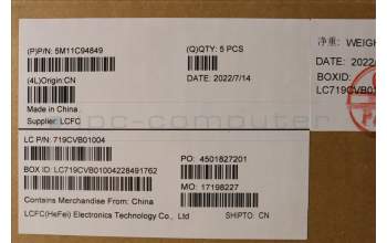 Lenovo 5M11C94849 MECH_ASM FRU KB w/Cc SPA(Tra)FPR UK BK