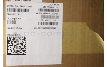 Lenovo 5M11D12067 C-Cover with keyboard,Portuguese,Backlight,No WWAN