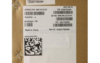 Lenovo 5M11D12107 MECH_ASM NoWW C-Cvr+UKE KB ASM,CHY