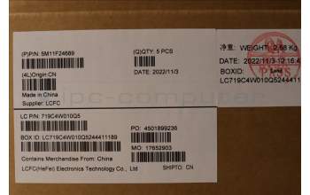 Lenovo 5M11F24689 MECH_ASM KBD/C BUL BKLT CHI WW UKBK