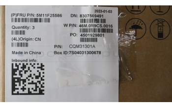 Lenovo 5M11F25586 C-Cover with keyboard, Belgian, Black, WLAN, UK