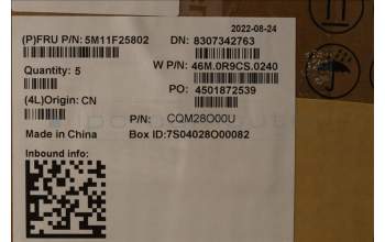 Lenovo 5M11F25802 MECH_ASM FRU KBD BEL w/C Cov,WFC Liteon