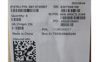 Lenovo 5M11F25907 C-Abdeckung mit Tastatur, Arabisch, schwarz, Hintergrundbeleuchtung