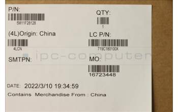 Lenovo 5M11F28128 Lenovo LCD Module, 14\", 2.2K, Non-Touch, Anti-Glare, IPS, 300nit, 100%sRGB, IR&HD Camera