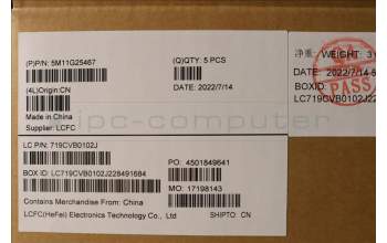 Lenovo 5M11G25467 MECH_ASM KBw/Ccvr FRA BKLT-CHY UK BK