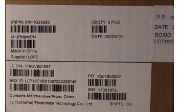 Lenovo 5M11G25685 MECH_ASM KBw/Ccvr ARA-CHY US BK