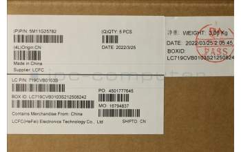 Lenovo 5M11G25782 MECH_ASM KBw/Ccvr KOR-TSG US BK