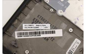 Lenovo 5M11G26897 MECH_ASM KBD C-Cov ENG Chicon BK