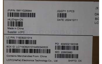 Lenovo 5M11G26944 MECH_ASM KBD C-Cov GER Sunrex BK