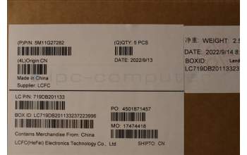 Lenovo 5M11G27282 MECH_ASM KB CCov ITA BKLT Chicon BK