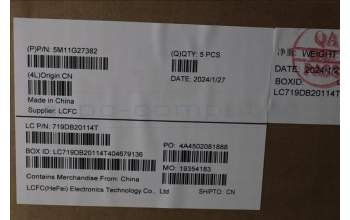 Lenovo 5M11G27382 MECH_ASM KB CCov TUR BKLT Transi BK