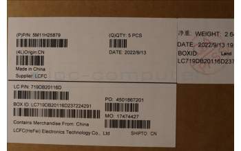 Lenovo 5M11H25879 MECH_ASM KB CCov EUROENG BKLT Chic WW BK