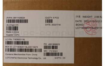 Lenovo 5M11H26024 MECH_ASM KB CCov SPA BKLT Sunrex WW BK