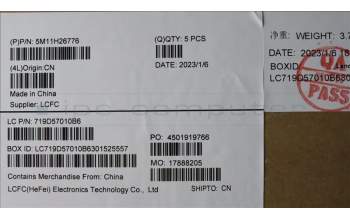 Lenovo 5M11H26776 MECH_ASM KB w/Ccv LA SPA PRMX FP UK SR