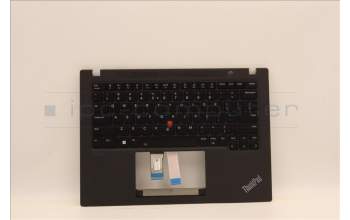 Lenovo 5M11H27351 MECH_ASM KBD Cc EURO ENG BKLT(CHY) US BK