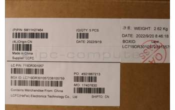 Lenovo 5M11H27464 MECH_ASM KBD Cc NORDIC BKLT(CHY) UK BK