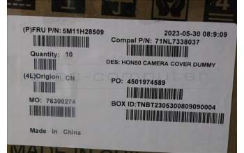 Lenovo 5M11H28509 MECH_ASM CAMERA_DUMMY_DOOR