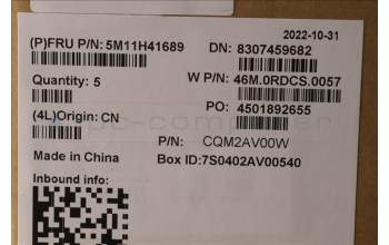 Lenovo 5M11H41689 MECH_ASM WLAN C-Cvr+SLV KB ASM,CHY