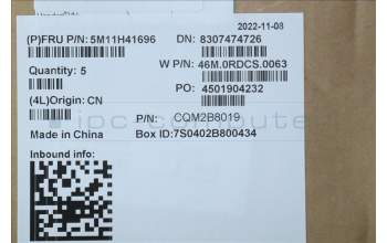 Lenovo 5M11H41696 MECH_ASM WLAN C-Cvr+SWS KB ASM,CHY