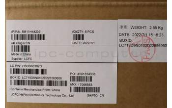 Lenovo 5M11H44209 MECH_ASM GRP KBD BZL,CZE/SLK,WW,DB,CHY