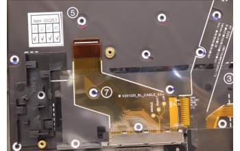 Lenovo 5M11H44295 MECH_ASM GRP KBD BZL,EURO ENG,WL,DB,SUN