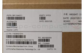 Lenovo 5M11H44311 MECH_ASM GRP KBD BZL,IND ENG,WL,DB,SUN