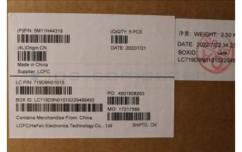 Lenovo 5M11H44319 MECH_ASM GRP KBD BZL,LA SPA,WL,DB,SUN