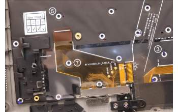 Lenovo 5M11H44379 MECH_ASM GRP KBD BZL,ILD,WW,DB,SUN