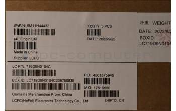 Lenovo 5M11H44432 MECH_ASM GRP KBD BZL,UKR,WW,DB,SUN