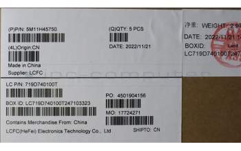 Lenovo 5M11H45750 MECH_ASM KBD BZL,WL,GY,CHY,JPN