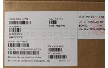 Lenovo 5M11H45758 MECH_ASM KBD BZL,WL,GY,CHY,NORDIC