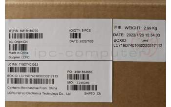 Lenovo 5M11H45790 MECH_ASM KBD BZL,WW,GY,CHY,THAI