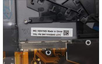 Lenovo 5M11H45849 MECH_ASM KBD BZL,WW,GY,SRX,HUN