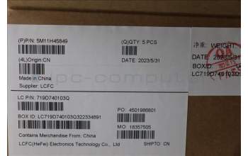 Lenovo 5M11H45849 MECH_ASM KBD BZL,WW,GY,SRX,HUN