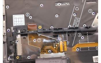 Lenovo 5M11H45859 MECH_ASM KBD BZL,WW,GY,SRX,UKE