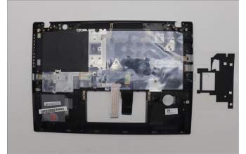 Lenovo 5M11H52349 C-Cover with keyboard, German, Grey, Backlight, UK