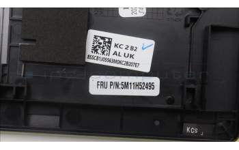 Lenovo 5M11H52495 MECH_ASM KBD Cc UKE BKLT(TRA)UK GY
