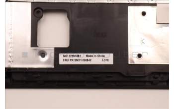 Lenovo 5M11H58842 C-Abdeckung mit Tastatur, Italienisch, Schwarz, Fingerabdruck