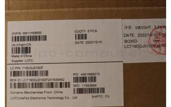 Lenovo 5M11H58950 MECH_ASM KBD CCvr NOR BKL(PMX)UK BK