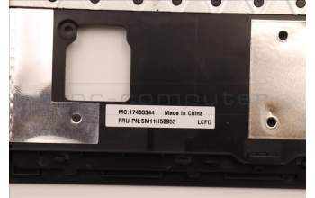 Lenovo 5M11H58953 C-Abdeckung mit Tastatur, Portugiesisch, Schwarz, Hintergrundbeleuchtung