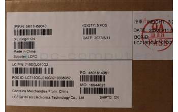 Lenovo 5M11H59040 MECH_ASM KBD CCvr GER BKL(PMX)FPR UK BK