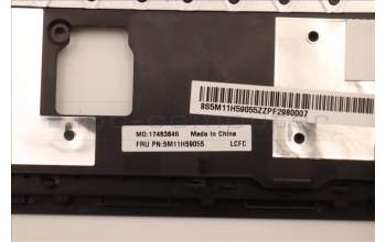 Lenovo 5M11H59055 C-Abdeckung mit Tastatur, Norwegisch, Schwarz, Hintergrundbeleuchtung, Fingerabdruck