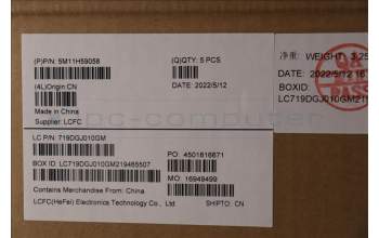 Lenovo 5M11H59058 MECH_ASM KBD CCvr POR BKL(PMX)FPR UK BK