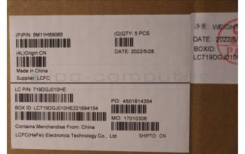 Lenovo 5M11H59085 MECH_ASM KBCVR EURO ENG BKL(PMX)FPR BK