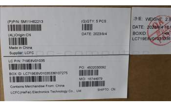 Lenovo 5M11H62213 MECH_ASM BL KB GY FPR ARA CHY
